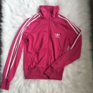 Pink Firebird Adidas Track Jacket Sz S